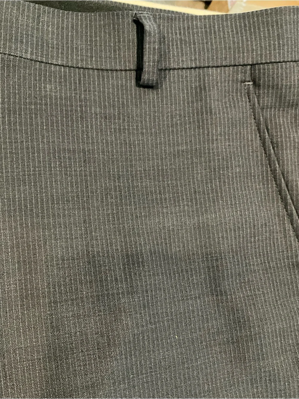 Jos. A. Bank Black Pinstripe Traveler Slim Fit Dress Pants